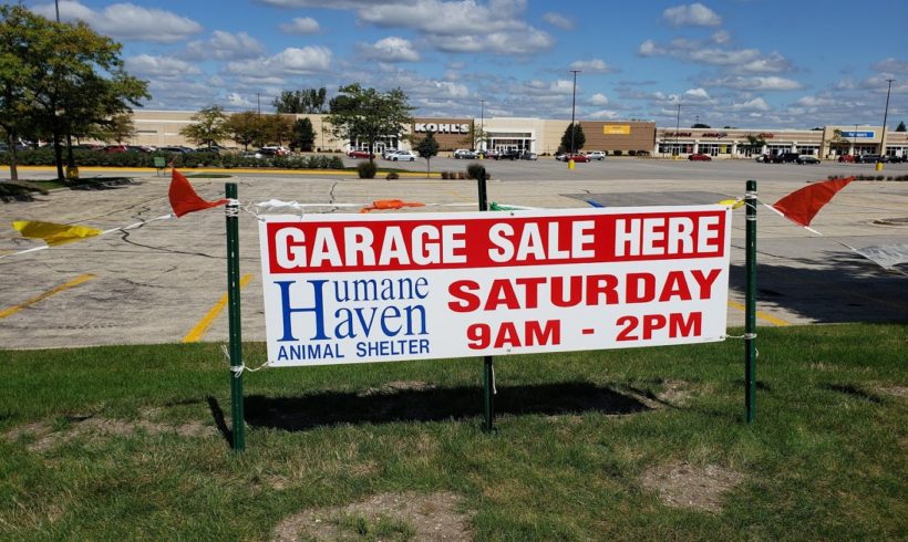 The Garage Sale is Tomorrow!