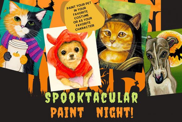 We Got Chills From “Spooky Paint Your Pet & Sip!” We Got Chills From “Spooky Paint Your Pet & Sip!”